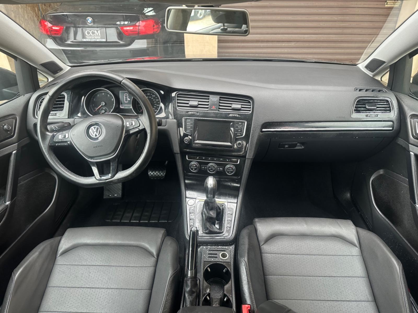 2015 Gray /Black Volkswagen Golf Leather (3VW217AU1FM) with an 4 Cylinder engine, Automatic transmission, located at 30 S. Berkeley Avenue, Pasadena, CA, 91107, (626) 248-7567, 34.145447, -118.109398 - Photo #24
